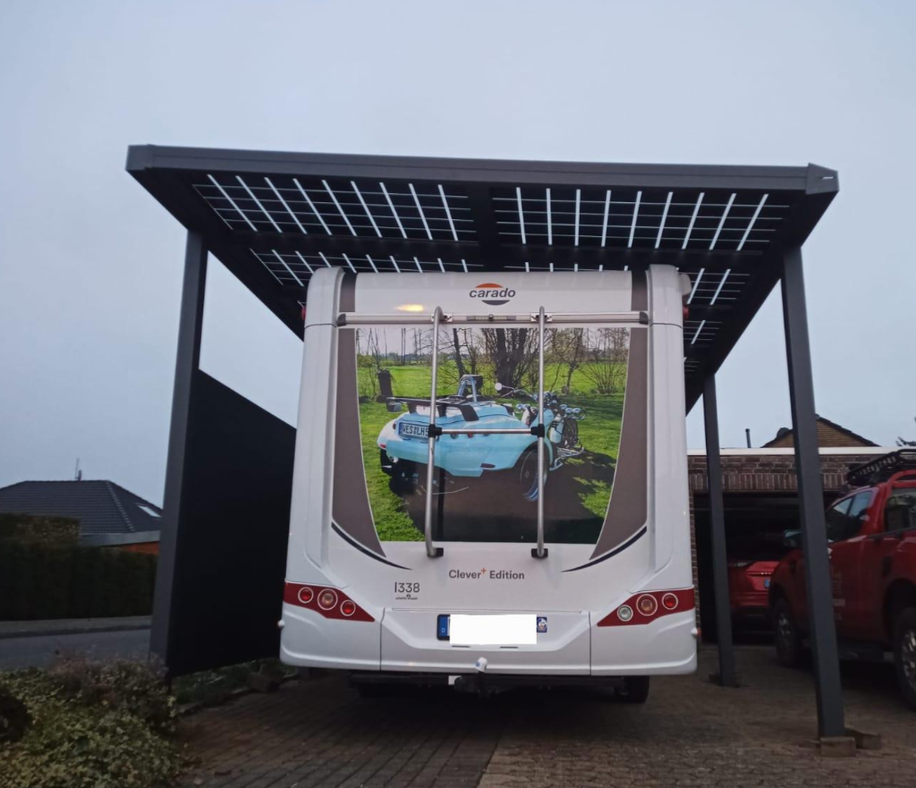 Spezial-Aluminium Carport für Wohnmobile und Transporter